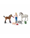 SCHLEICH Veterinarul Viziteaza Iapa si Manzul,SL42486