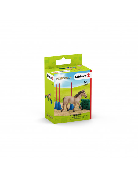SCHLEICH Cursa de obstacole pentru ponei,SL42483