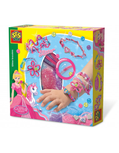 Set creativitate bratari cu sclipici - SES (S14128),S14128