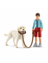 Schleich Plimbare cu Labrador Retreiver,SL42478