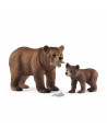 Schleich Ursoaica Grizzly cu pui,SL42473