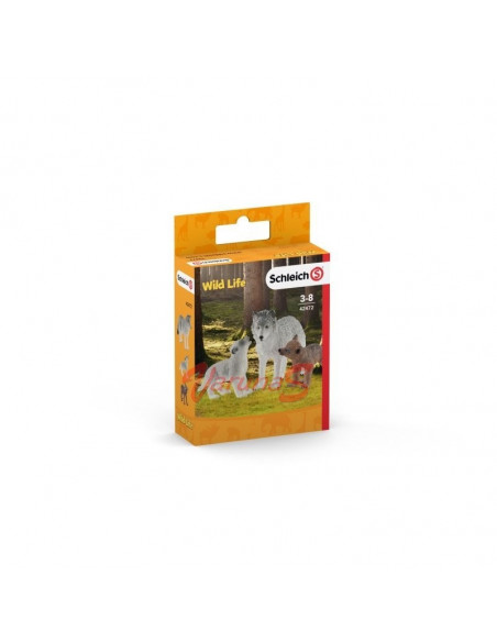 Schleich Lupoaica cu pui,SL42472