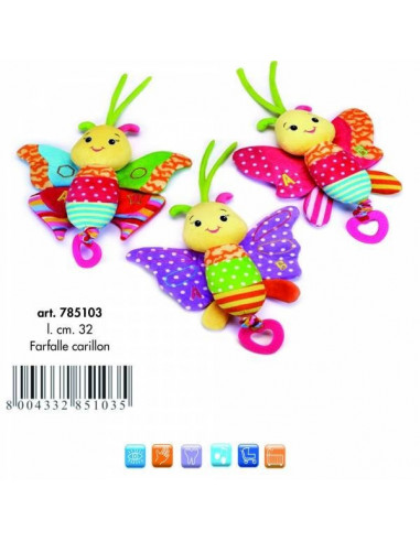 Jucarie Plus Venturelli - Lelly Baby Fluture - AV785103,AV785103