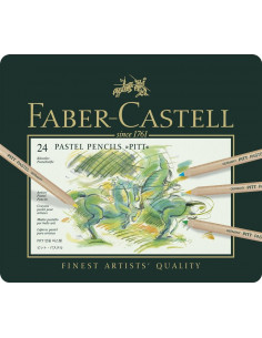 FC112124,Creioane Pastel Faber-Castell Pitt, 24 Culori 2