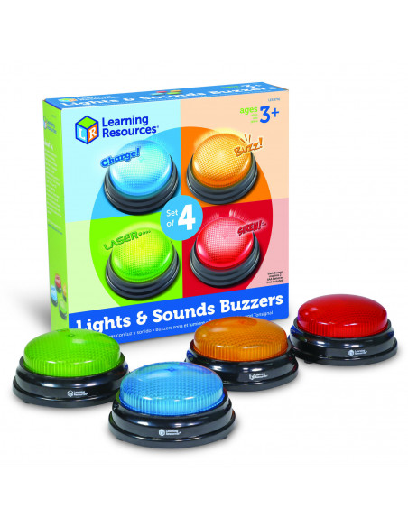 Sonerii cu lumini si sunete pentru raspuns - set 4 buc,LER3776