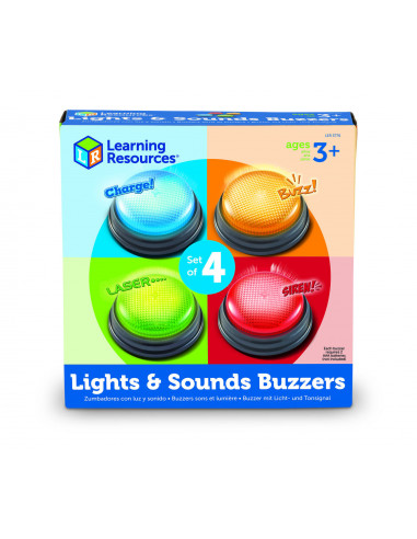 Sonerii cu lumini si sunete pentru raspuns - set 4 buc,LER3776