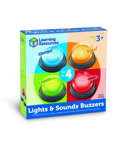 Sonerii cu lumini si sunete pentru raspuns - set 4 buc,LER3776