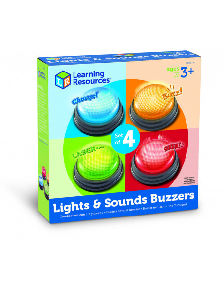 Sonerii cu lumini si sunete pentru raspuns - set 4 buc,LER3776