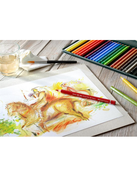 FC116924,Creioane Colorate Faber-Castell A.Durer Magnus, 24 Culori, Cutie Metal