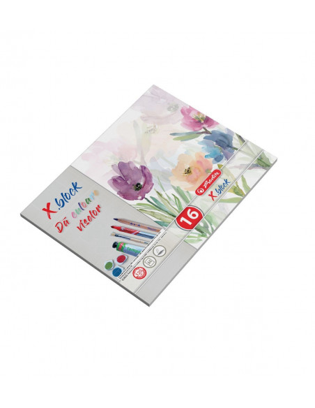 9478830,Bloc desen HERLITZ X.Block A4, 16 File, 120 Grame, Policrom