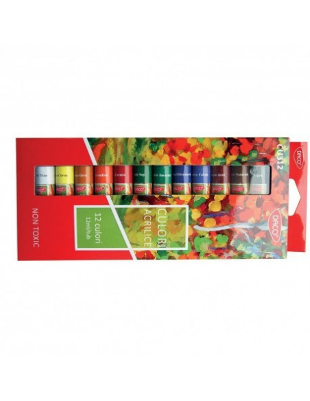 CU312,Culori acril 12c daco cu312