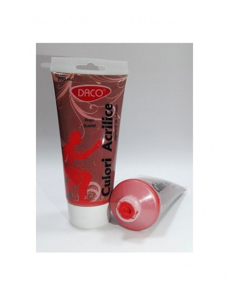 CU3200RS,Culori acril 200ml daco rosu scarlet cu3200rs CU3200RS,Culori acril 200ml daco rosu scarlet cu3200rs