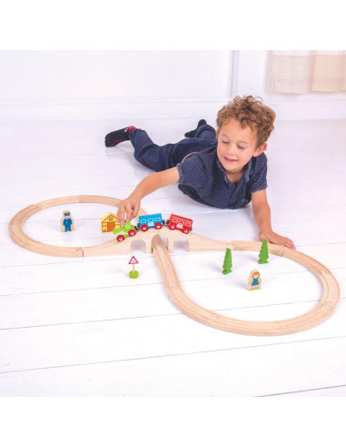 Set tren cu cale ferata circulara,BJT012
