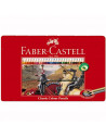 FC115844,Creioane Colorate Faber-Castell, Cutie Metal, 12 culori