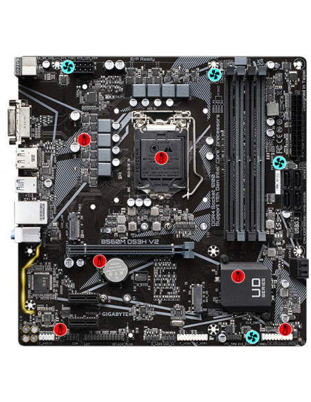 Placa de baza Gigabyte B560M DS3H V2, LGA 1200,B560M DS3H V2