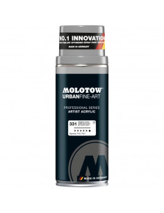Spray acrilic UFA Artist Molotow, 400 ml, middle grey neutral