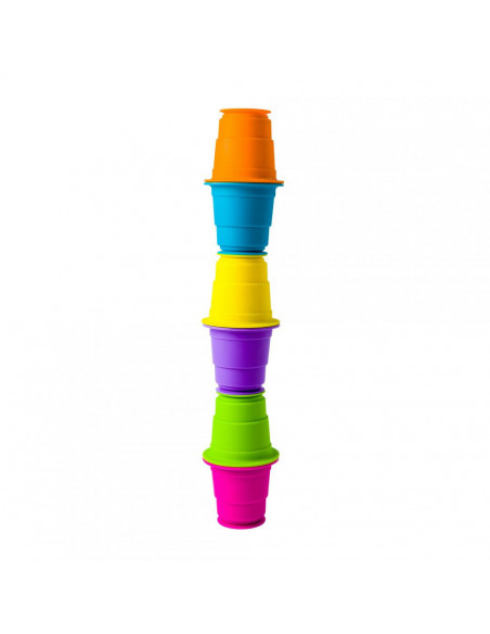 Fat Brain Set 6 cupe de silicon colorate,TFA183