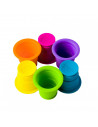 Fat Brain Set 6 cupe de silicon colorate,TFA183