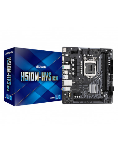 Placa de baza ASRock H510M-HVS R2.0, Socket 1200,H510M-HVS R2.0