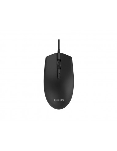 Mouse Philips SPK7204, cu fir, negru,SPK7204