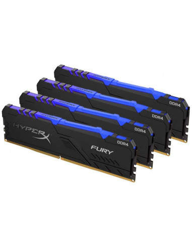Memorie RAM Kingston HyperX FURY, DIMM, DDR4, 64GB (4x16GB)