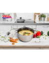 SEMIOALA INOX+CAPAC 24X13CM, 5,7L, MARA,VN-HJ-2413M