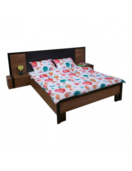 Lenjerie Dubla BBC 4 piese, 132TC - Balo,HR-4BED-132-BLS