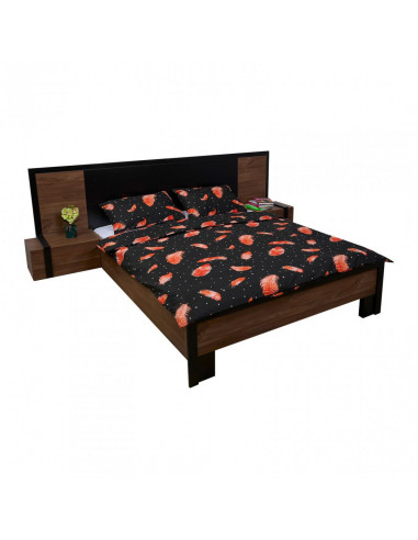 Lenjerie Dubla BBC 4 piese, 132TC -Pene,HR-4BED-132-BFD