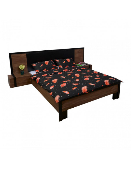 Lenjerie Dubla BBC 4 piese, 132TC -Pene,HR-4BED-132-BFD