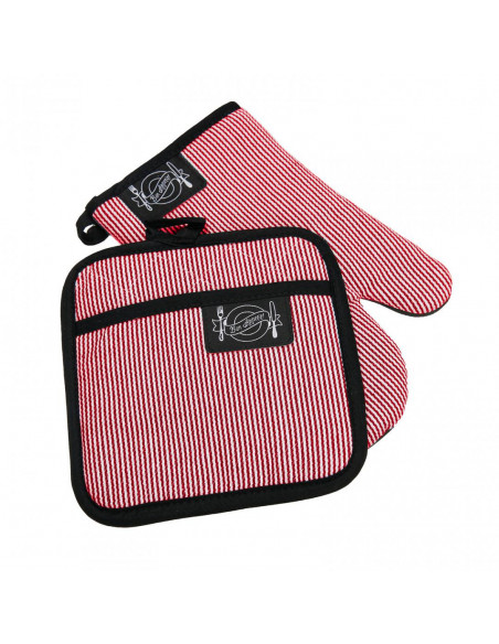 Set de bucatarie 2 piese Rosu,HR-KS2-RED