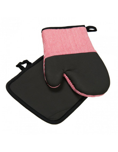 Set de bucatarie 2 piese Rosu,HR-KS2-RED