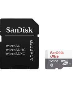 Card de Memorie SanDisk MicroSDXC, 128GB, Adaptor SD, Class