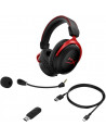 Casti HyperX Cloud II, Wireless, negru,HHSC2X-BA-RD/G