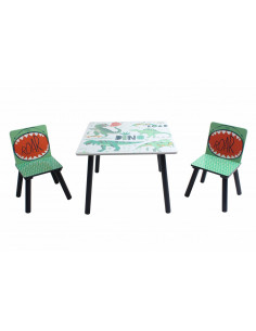 Set 2 scaune +birou Dinozauri,UMBS05-DN