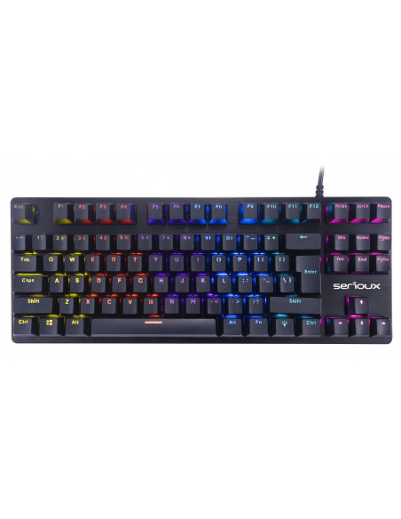 Tastatura gaming mecanica Serioux Freya, switch OUTEMU blue