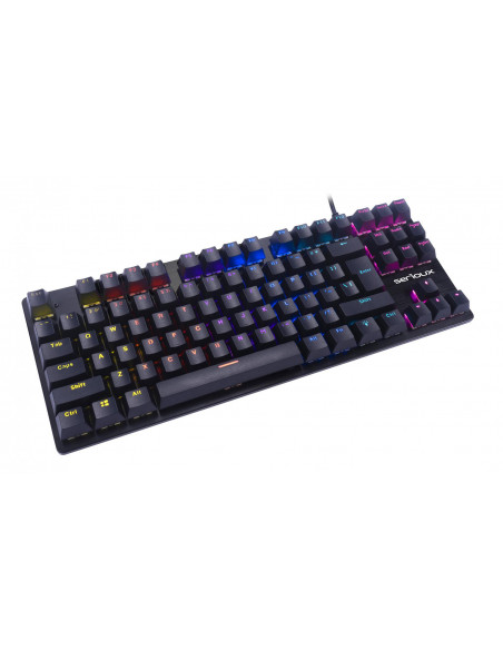 Tastatura gaming mecanica Serioux Freya, switch OUTEMU blue