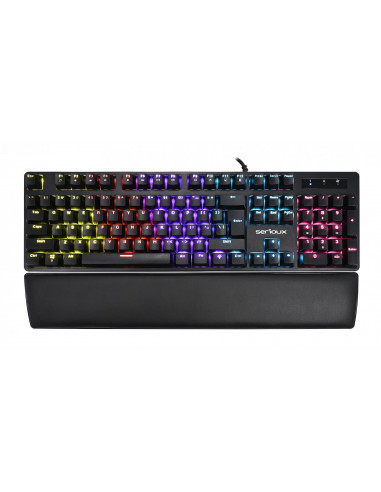 Tastatura gaming mecanica Serioux Valdis, switch OUTEMU blue