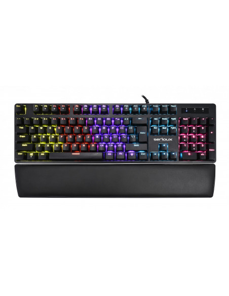 Tastatura gaming mecanica Serioux Valdis, switch OUTEMU blue