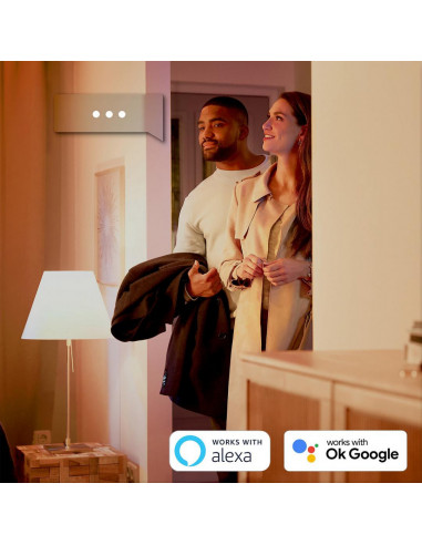 Bec LED inteligent Philips Hue tip lustra, P45, E14, 5.7W