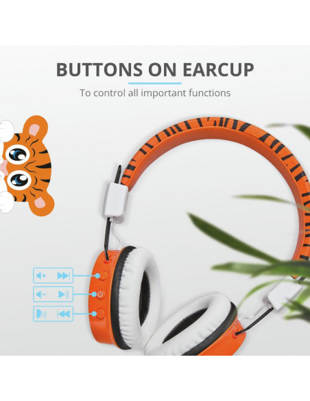 Casti cu microfon Trust Comi Bluetooth Wireless Kids