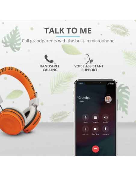 Casti cu microfon Trust Comi Bluetooth Wireless Kids