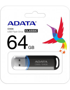 AC906-64G-RBK,Memorie USB Flash Drive ADATA C906, 64GB, USB2.0