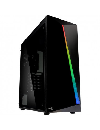 Carcasa Aerocool Shard Tempered Glass, Middle Tower, fara
