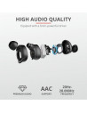 Casti Trust Duet XP Bluetooth Earphones, negru,TR-23256