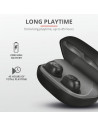 Casti Trust Duet XP Bluetooth Earphones, negru,TR-23256