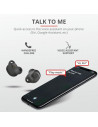 Casti Trust Duet XP Bluetooth Earphones, negru,TR-23256
