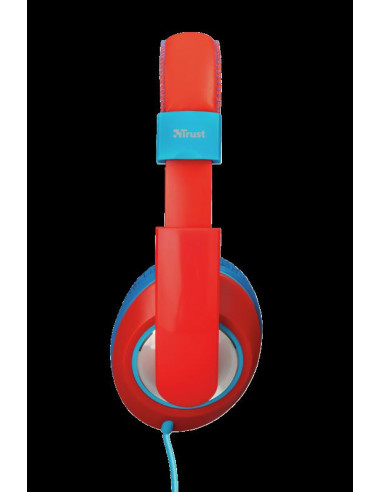 Casti cu microfon Trust Sonin Kids Headphones, rosu,TR-23585