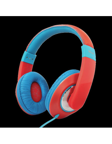Casti cu microfon Trust Sonin Kids Headphones, rosu,TR-23585