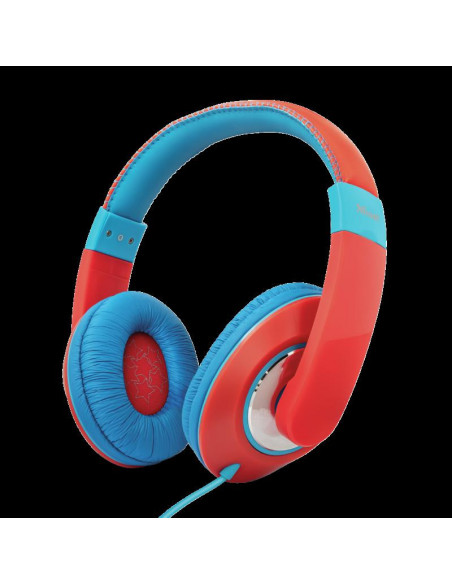 Casti cu microfon Trust Sonin Kids Headphones, rosu,TR-23585