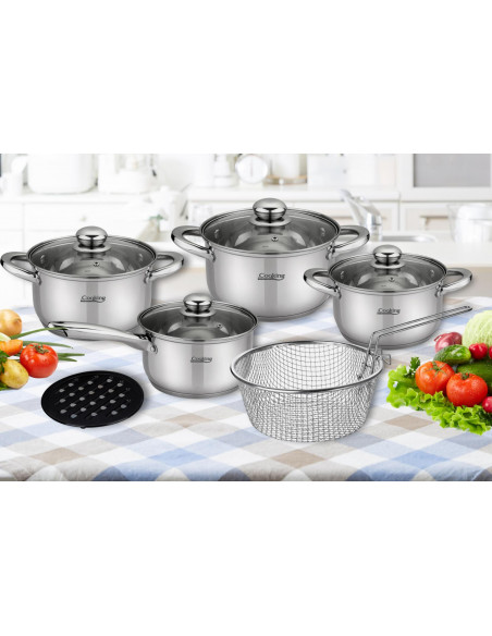 MADELINE, SET GATIT INOX 10 PIESE, COOKING BY MADELINE, SET GATIT INOX 10 PIESE, COOKING BY